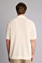100% Cotton Relax Fit Openwork Short Sleeve Polo Ecru Knitwear T-Shirt G8307Ax26Sm - 5