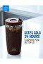 TempGuard Travel Mug 350ml Stainless Steel Insulated Coffee Cup, Leak Proof Push Button Lid, Hot & Cold Tumbler - 2
