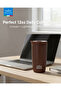 TempGuard Travel Mug 350ml Stainless Steel Insulated Coffee Cup, Leak Proof Push Button Lid, Hot & Cold Tumbler - 3