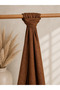 Dubai Jacquard Shawl Brown – Non-Slip – Soft and Flowing Fabric - 3