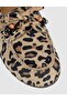 Lumanar Women's Nomad Leopard Print Suede Driver Loafer Shoes - 5