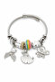 Mixed Figure Charm Bracelet – Stainless Steel Women's Bracelet - 3