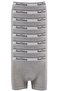 8 Pieces Gray Cotton Natural Lycra Men's Boxers