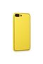 Apple iPhone 7 Plus Case Coco Leather Silicone Cover - Yellow - 2