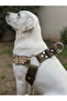 Dog Chest Harness Large Breed Adjustable 4 cm Width Column Cord Khaki & Camouflage