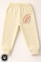 Baby Girl Combed Cotton 100% Cotton Super Sweet Printed 6-18 Months Cuffed Baby Pants 3-Piece Single Bottom - 2