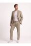 Slim Fit Striped Men's Suit - 2