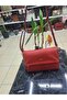 Stylish Modern Red Laser Strap Convenient Handbag Women's Bag - 3