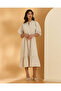 Women Beige Casual Dress - 4