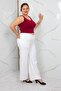 Plus Size No-Show Lycra Palazo Pants - 5