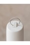 Diadema Zircon Stone Thin Baguette Detailed Adjustable Ring