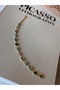 Xuping Gold Round&Oval Colorful Stone Row Non-Tarnish Steel Stylish Bracelet - 2