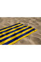 Yellow Navy Blue Patterned Digital Printed Youth Beach Towel Cotton Beach Towel Sea Towel - 3