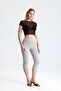 Coffee Lace Short Sleeve Crop - 3