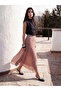 Trendlucky Polka Dot Chiffon Skirt with Elastic Waist
