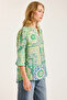 Mixed Patterned Blouse - 2