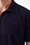 Troy Polo Collar Half Zipper Summer Men's Shorts Set - 2