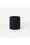 Adel Wooden Pen Holder - Black - 8