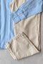 Men's Oversize Summer Linen Shirt & Regular Comfortable Cut Linen Trousers 2-Piece Set - 3