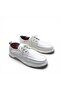 Genuine Soft Leather Memory Foam Lightweight and Flexible Design Men's Off-White Comfort Shoes