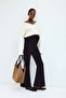 MAMA Flared Ponte di Roma leggings