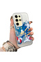 Samsung Galaxy S24 Ultra Compatible Hard Acrylic Back Silicone Edge Lens Protection Case