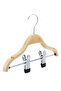 Wooden 8000 3-7 Years Old 30cm Children's Hanger with Latch Natural 6 Pieces - 2