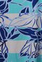 Women's Plus Size Lycra Crew Neck Floral Striped Short Sleeve Mom T-Shirt Combed Cotton Blouse - 8