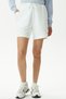 Women's Loose Fit Cotton Shorts Women's Loose Cut Cotton Shorts White - 3