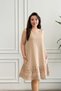 Sleeveless Dress with Scallop Hem Detail - 6