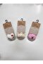 3-Pack of Non-Slip Baby Socks with Accessories
