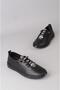 Seç 301 Genuine Leather Anatomical Women's Shoes Black - 6