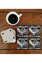 Coffee Serum Decorative Wooden Coaster Set 006