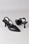 Select 2616 genuine leather special design high heel shoe (heel height: 9 cm) black - 4