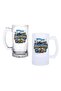 Argentina World Cup Beer Glass with Handle Frosted or Transparent Option 015