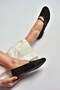Y726864006 Black Lace Women's Ballerinas - 3