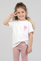 Girl's Printed Cotton T-Shirt and Leggings Set