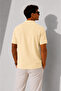 Men's Short Sleeve Ribbed Half Button Closure Polo Collar T-Shirt 26001 - 4