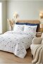Coastal Breeze Seagull Embroidered 100% Cotton 6 Piece Double Duvet Cover Set - 4