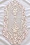 Table Runner, Tablecloth Runner with French Lace Detail, 83 X 30 cm - 3