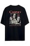 Casino Themed Custom Design Unisex Premium Cotton T-Shirt - High-Quality Printing