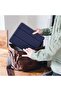 Compatible with iPad Pro M4 11 Inch Case 2024 with Pencil Holder, Slim Smart Protective Cover, Navy Blue - 6
