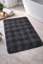 2-Piece Simirna Square Bath Mat & Toilet Set |   Soft and Non-Slip Sole - 2