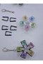 5-Key Stress Wheel Illuminated Keyboard Stress Relief Sound-Emitting Light-Up Keypad Keychain - 5