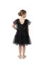 - Girls Ruffled Tulle Party Dress-Black, Blue - 1Y to 13Y - 3