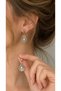 Women's Pearl and Mussel Earrings - 2