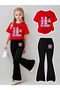 Girl's Spanish Style Leggings and T-Shirt Set