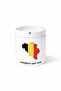 Flag Belgium Flag Belgium Illustration Country Double Sided Printed Porcelain Magic Mug Cup