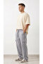 Men's Gray Parachute Fabric Commando Pocketed Clip-On (Adjustable Leg) Baggy Sweatpants - 6