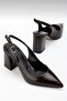 Thick Heeled Women's Shoes 00272